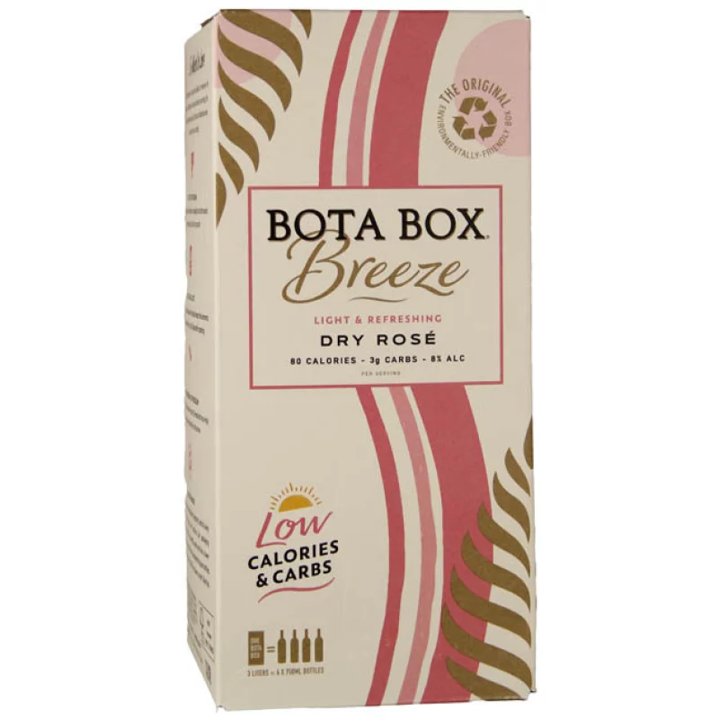 Bota Box Breeze Dry Rosé 3L | 8% ABV Rosé Wine
